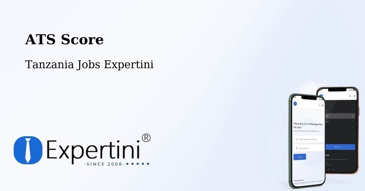 Resume ATS Score & Job Description Match Tool – Vikindu - Tanzania Jobs Expertini
