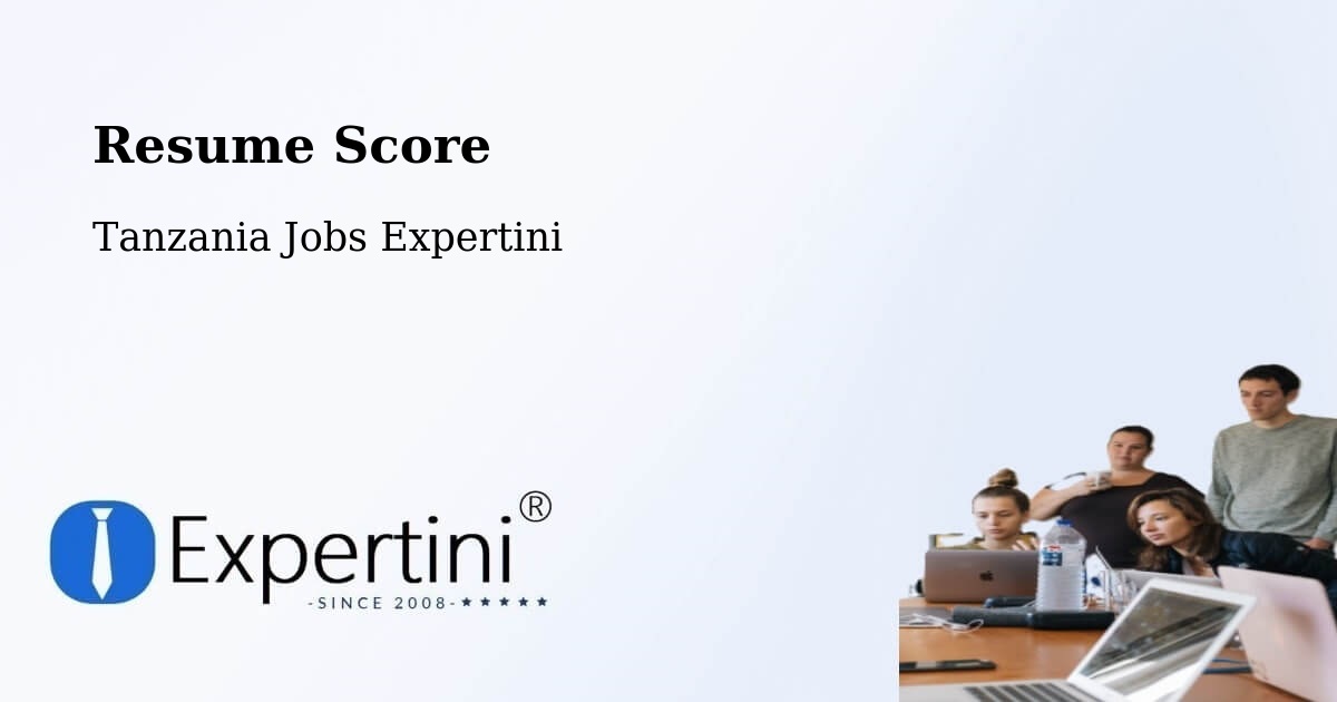 Resume Score & Job Description Match Tool – Vikindu - Tanzania Jobs Expertini