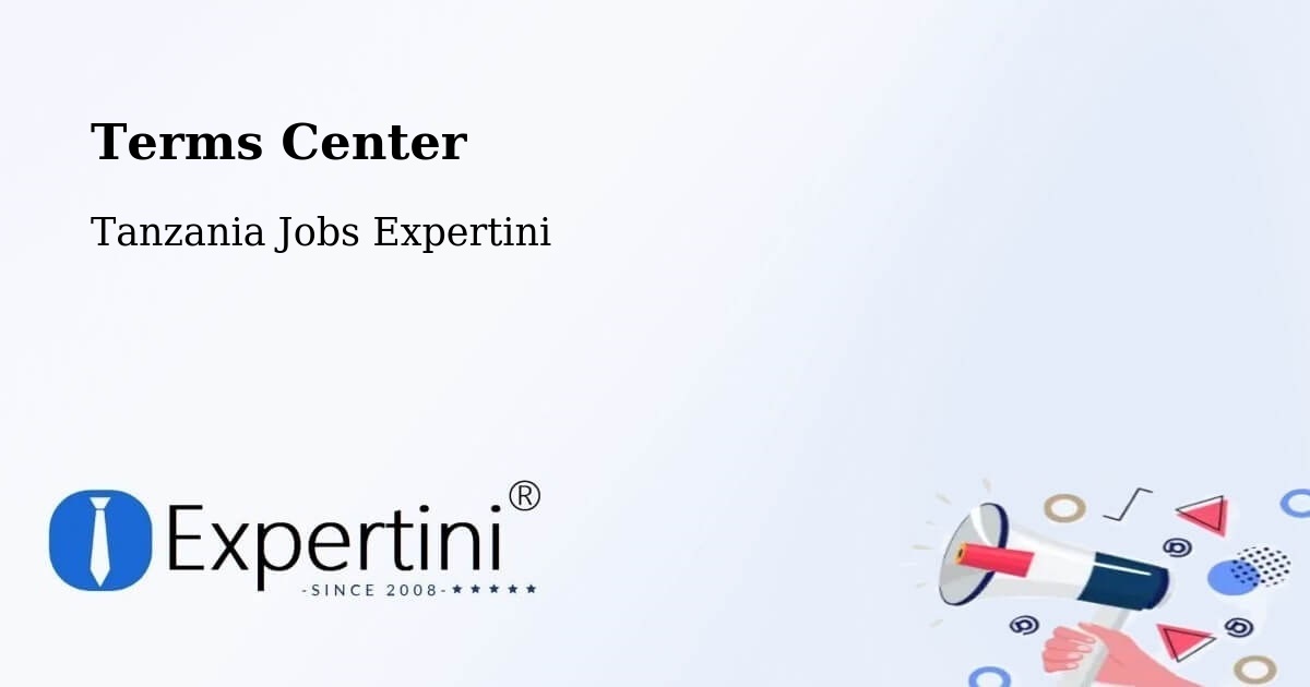 Terms of Service – Vikindu - Tanzania Jobs Expertini